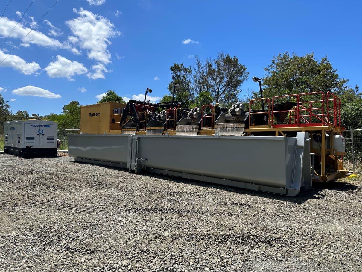 Vermeer HDD rig on site